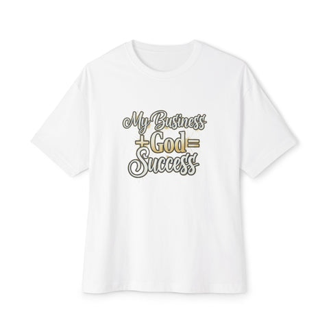 My Business + God = Success T-Shirt | Faith Christian Tee