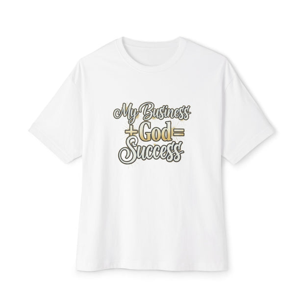 My Business + God = Success T-Shirt | Faith Christian Tee