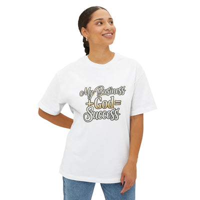 My Business + God = Success T-Shirt | Faith Christian Tee