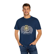 God Blessed Angel Wings T-Shirt | Halo Cross Religious Tee