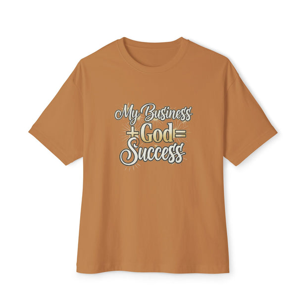 My Business + God = Success T-Shirt | Faith Christian Tee