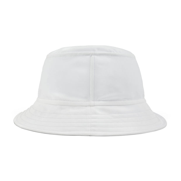 Dream Big Eagle Bucket Hat | Inspirational Script, White Bucket Hat