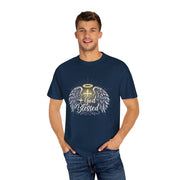 God Blessed Angel Wings T-Shirt | Halo Cross Religious Tee