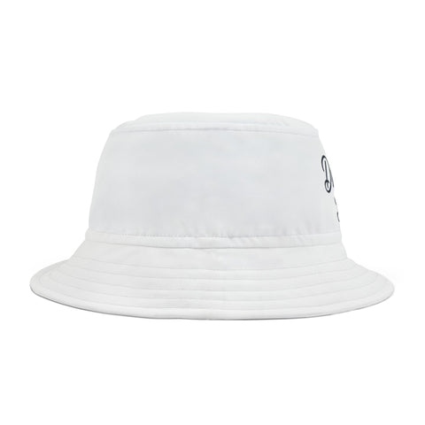 Dream Big Eagle Bucket Hat | Inspirational Script, White Bucket Hat