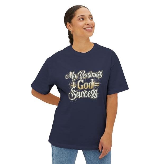 My Business + God = Success T-Shirt | Faith Christian Tee