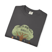 I Stand For Anyone With A Disability T-Shirt | Inclusive Tree Design